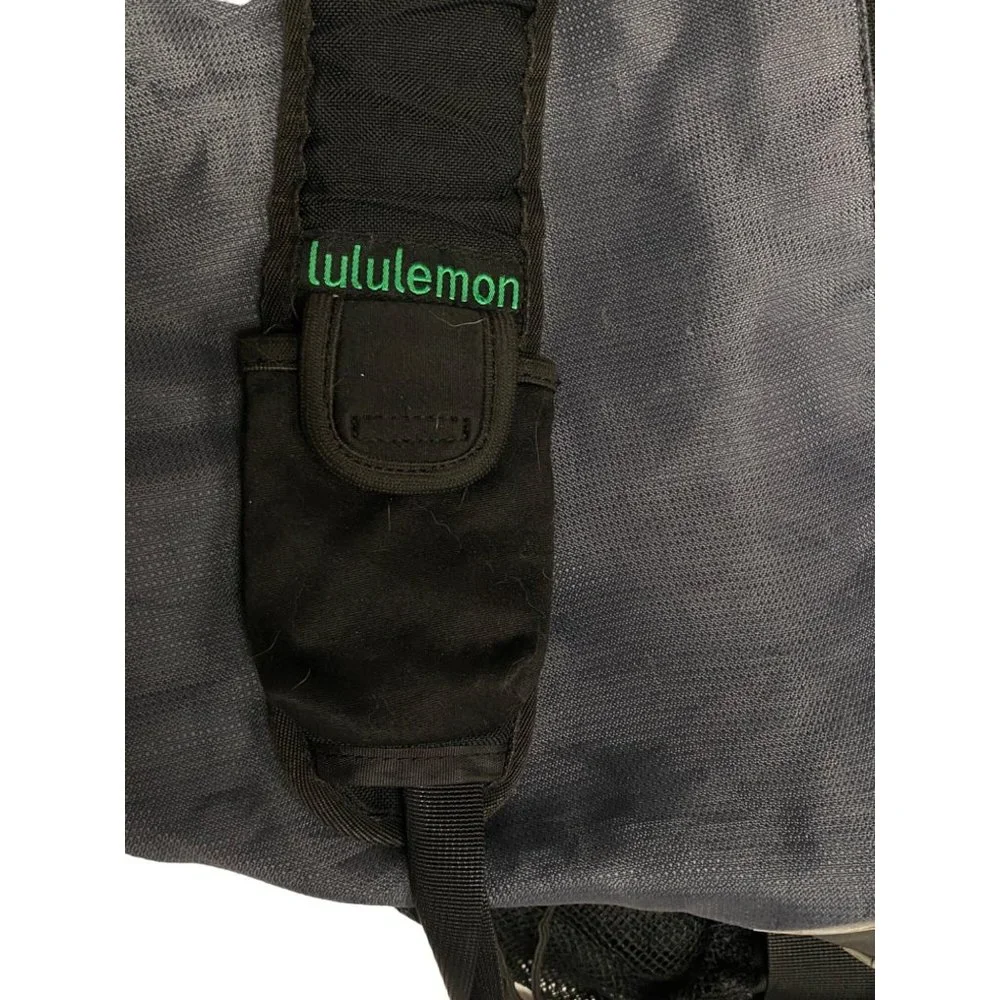 Lululemon Crossbody Messenger Bag Gray Green Black 19